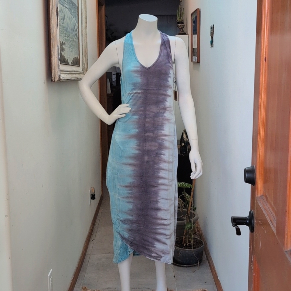 Organic, stretchy Shanti Midi dress